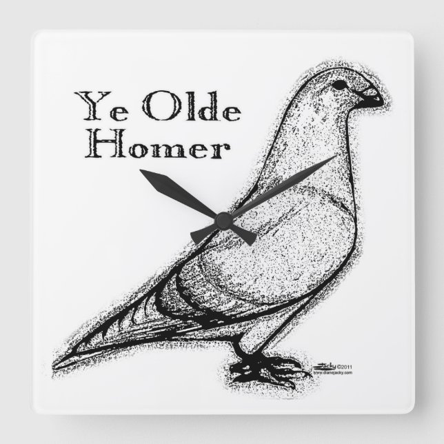 Ye Olde Homer Square Wall Clock (Front)