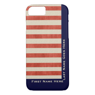Ye Olde Red, White and Blue (Personalised) iPhone 8/7 Case