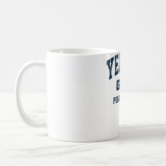Yeadon Pennsylvania PA Vintage Sports Design Navy  Coffee Mug