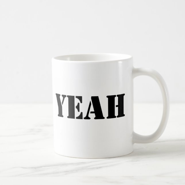 yeah! coffee mug (Right)