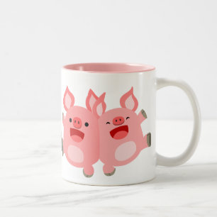 YEAH!! Cute Cartoon Pigs Mug