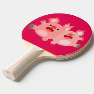 YEAH!! Cute Cartoon Pigs Ping Pong Paddle