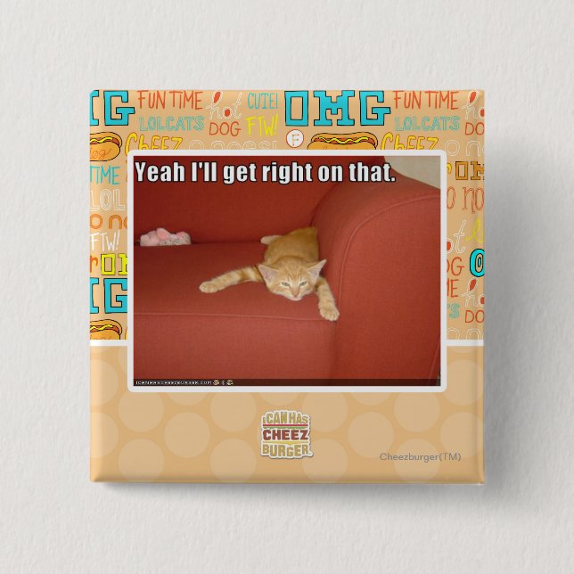 Yeah I'll get right on that. 15 Cm Square Badge (Front)