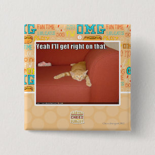 Yeah I'll get right on that. 15 Cm Square Badge
