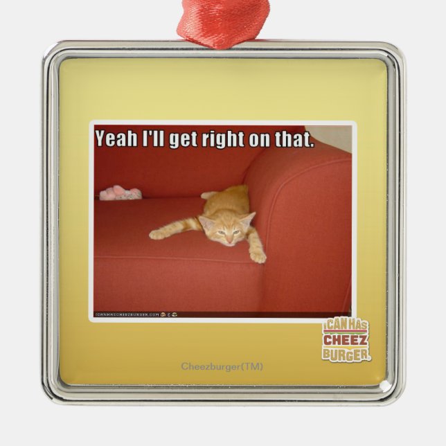 Yeah I'll get right on that. Metal Ornament (Front)