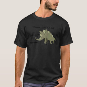 Yeah I'm Sad Secretly a Dinosaur Stegosaurus Meme  T-Shirt
