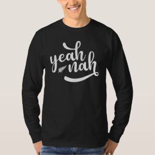 Yeah Nah Kiwi Slang Silver Fern New Zealand Nz Exp T-Shirt