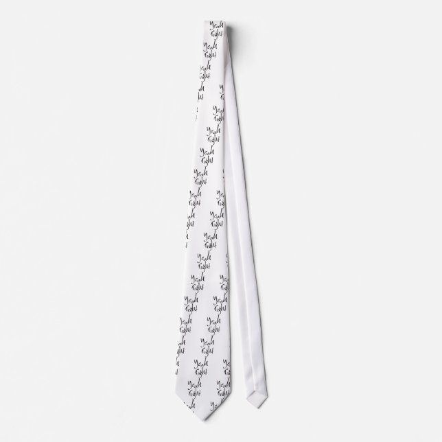 Yeah Right cool t shirt Tie (Front)