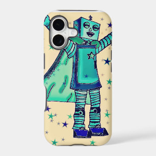 Yeah!  Superhero Robot iPhone Case