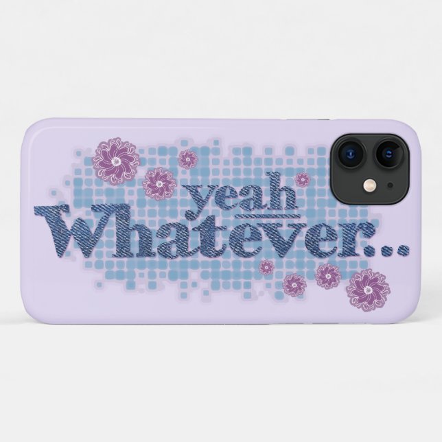 Yeah whatever purple pink case (Back (Horizontal))