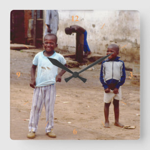 Yeah, You Wanna Take My Picture? Square Wall Clock