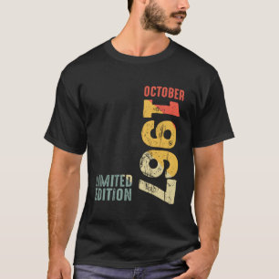 Year 1967 October 1967 Retro 1967 Vintage 1967 Sin T-Shirt