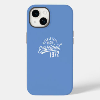 Year 1972 funny sayings men women iPhone 14 case