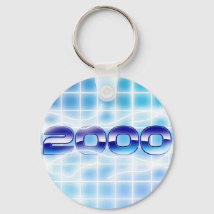 Year 2000 graphic key ring