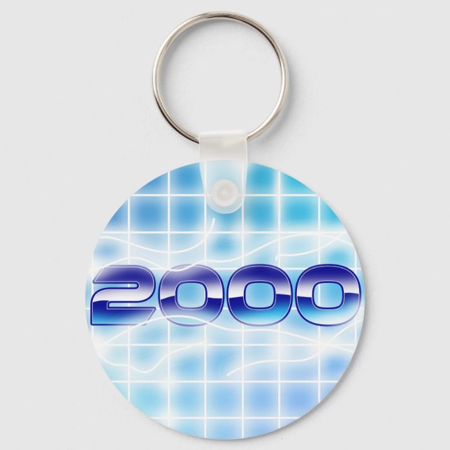 Year 2000 graphic key ring (Front)