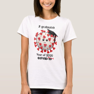year 2020 graduation Coronavirus COVID-19 graduate T-Shirt