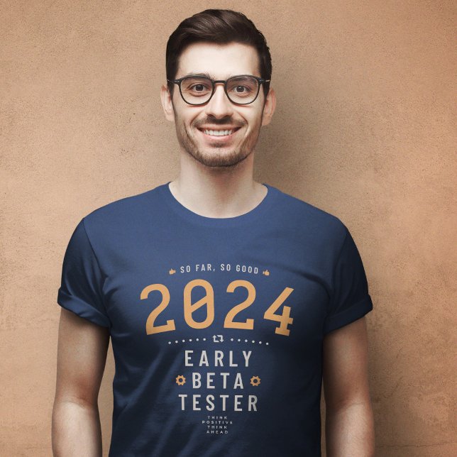 Year 2024 Beta Tester Funny T-Shirt (Year 2024 Beta Tester Funny Geek T-Shirt)
