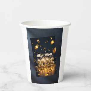 Year 2026 – Fresh Start, New Hopes Greet Paper Cups