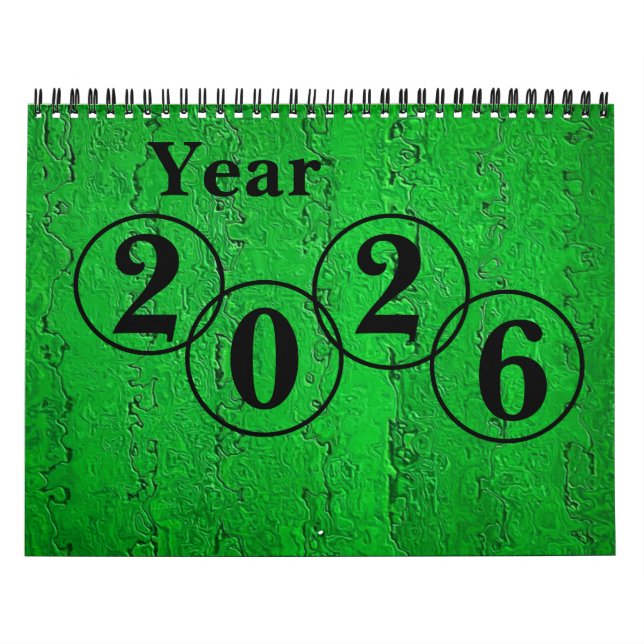 "Year 2026" Wall Calendar (Cover)