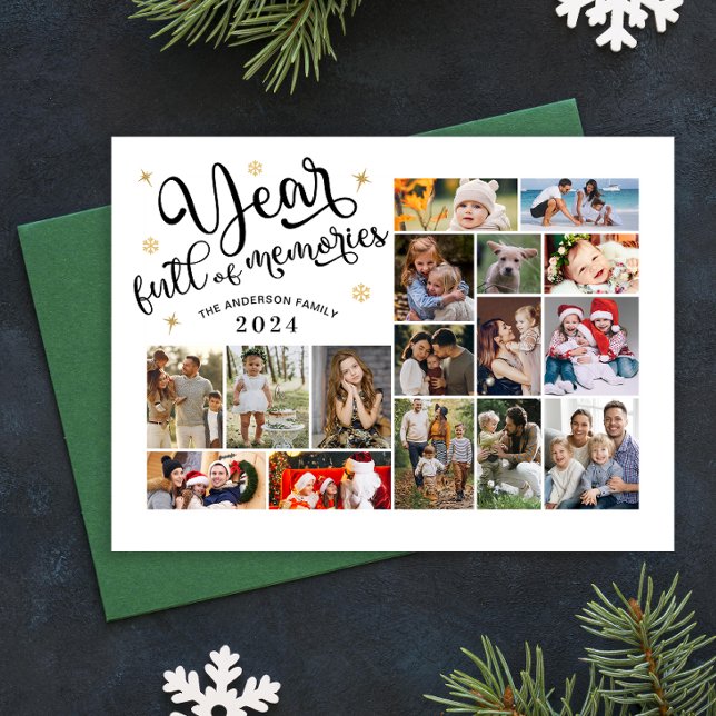 Year Full of Memories Photo Collage Year In Review (Creator Uploaded)