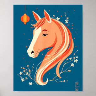 Year Horse 2026 Chinese New Illustration Poster