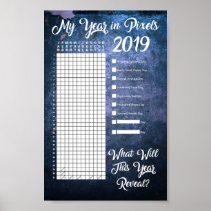 Year in Pixels 2019 Poster