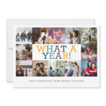 Year In Review Twelve Photo Personalised Christmas