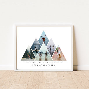 Year of Adventure Family Gift Travel Destinations Poster