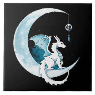Year Of Dragon Ceramic Tile