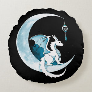Year Of Dragon Round Cushion