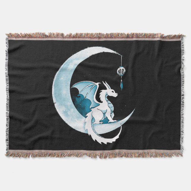 Year Of Dragon Throw Blanket (Front)