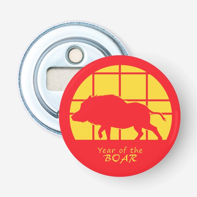 Year of the Boar Bottle Opener (Front)