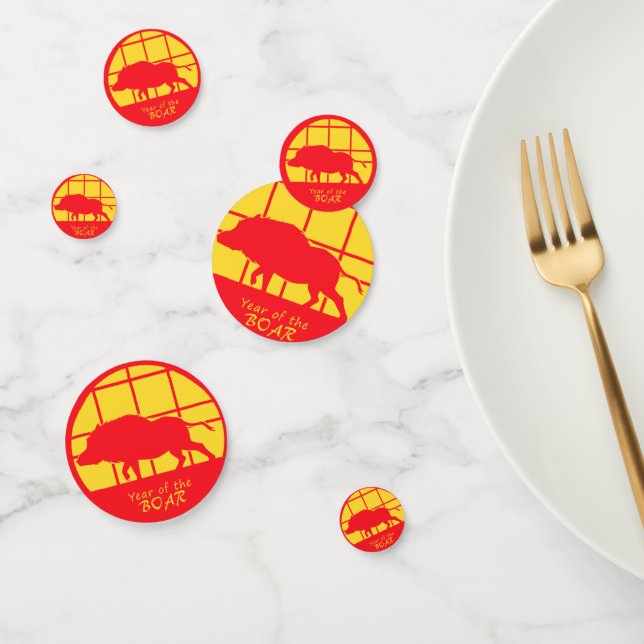 Year of the Boar Confetti (Group)