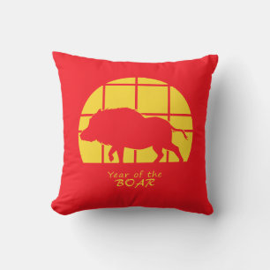 Year of the Boar Cushion