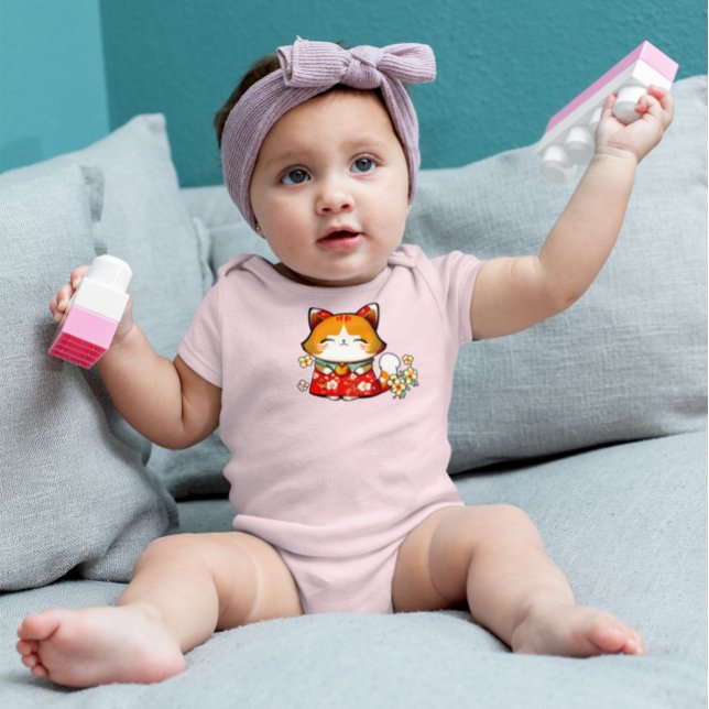 Year of the Cat 2023 Vietnamese New Year, Lil Soph Baby Bodysuit (Creator Uploaded)