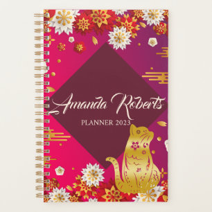 Year Of The Cat 2024 Flowers Planner