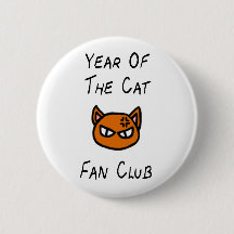 Year Of The Cat Fan Club Button