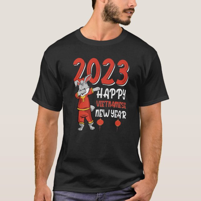 Year Of The Cat Happy Vietnamese Lunar New Year 20 T-Shirt (Front)