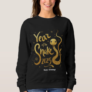 Year of the Chinese Snake 2025 Zodiac Sweatshirt
