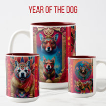 Year of The DOG Art 3 Stunning Designs Birthday