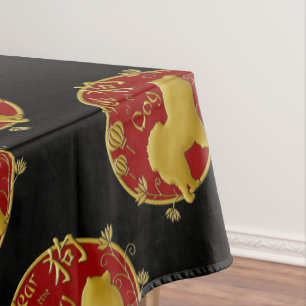 Year of the Dog - Chinese New Year Tablecloth