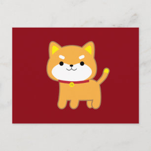 Year of the Dog Holiday Postcard