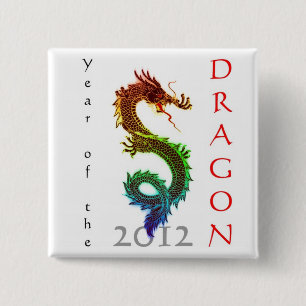 Year of the Dragon 2012 Button