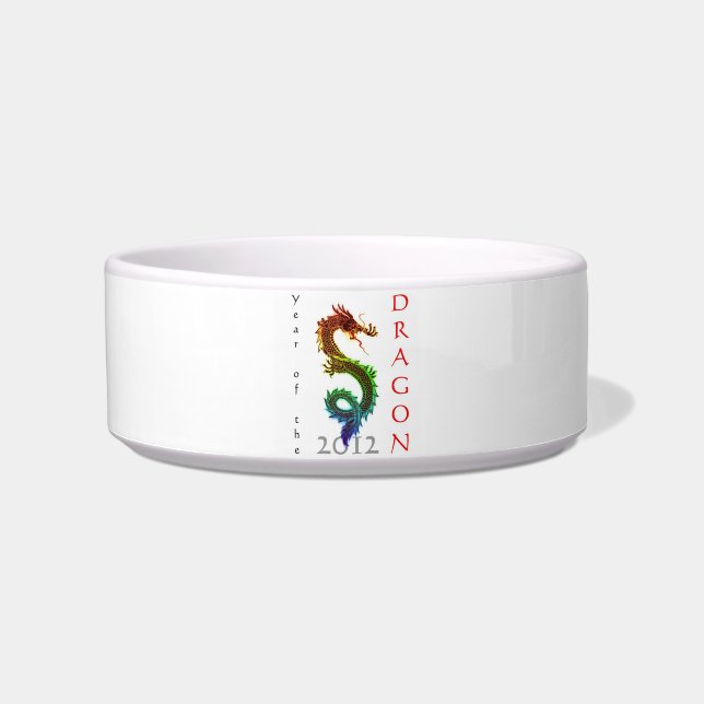 Year of the Dragon 2012 Cat Bowl (Front)