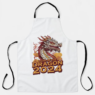 Year of the dragon 2024 Aprons, Dragon 2024 Apron