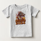 Year of the dragon 2024 baby pink T-Shirt, Dragon