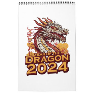 Year of the dragon 2024 calendar