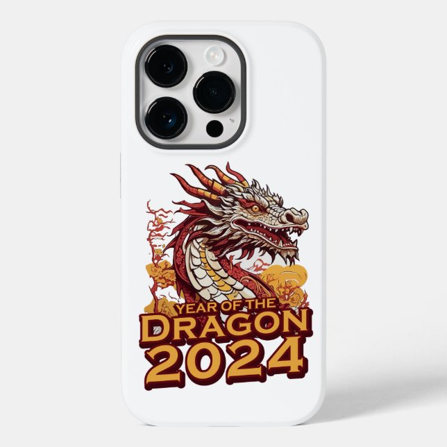 Year of the dragon 2024 iPhone 14 cases, Dragon   Case-Mate iPhone Case (Back)
