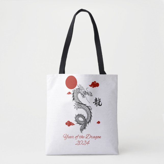 Year of the Dragon 2024 Tote Bag (Front)