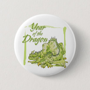 Year of the Dragon 6 Cm Round Badge
